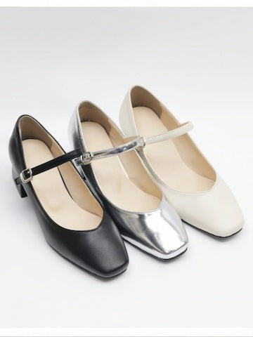 斯文小平頭瑪麗珍鞋