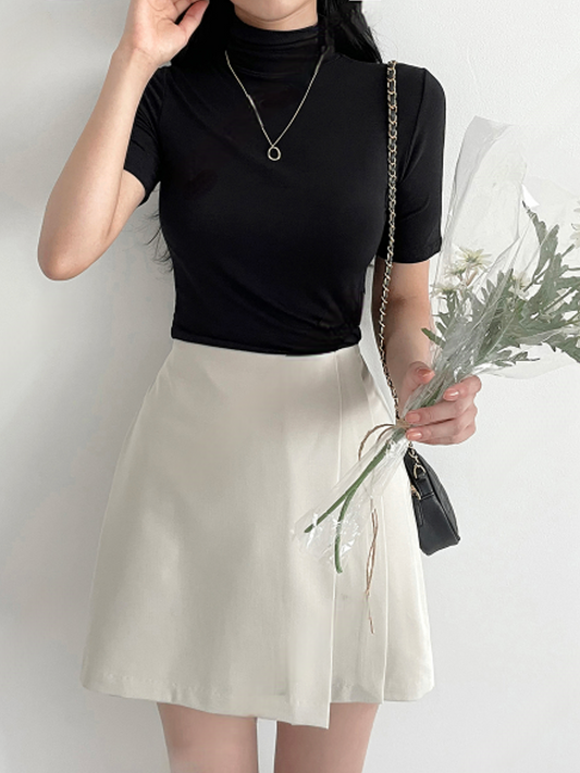 設計感側百褶A字短裙 🥇Bestselling