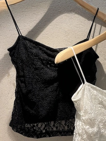 設計感抓胸Lace背心