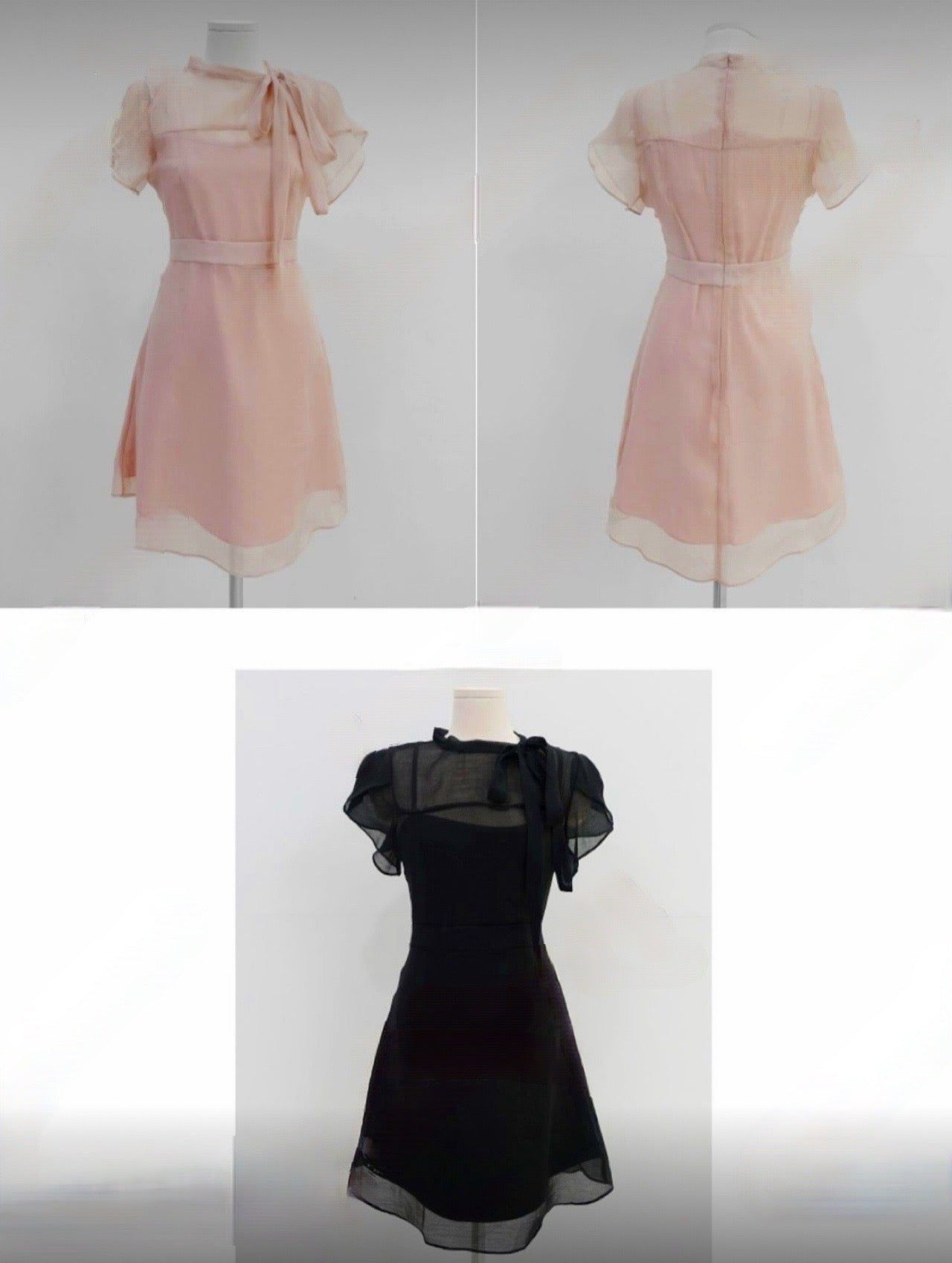 層次輕透連身裙