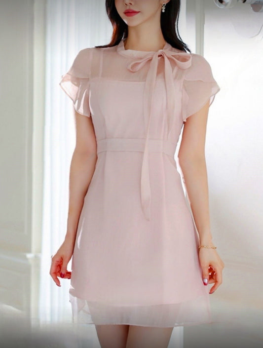 層次輕透連身裙