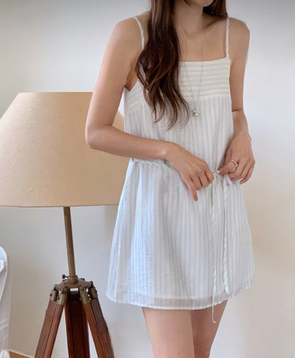 顯高吊帶連身裙